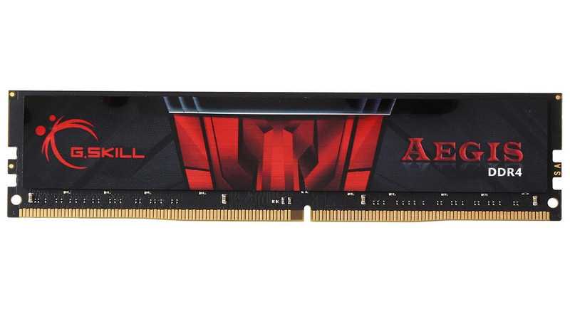 رم دسکتاپ DDR4 تک کاناله 2400 مگاهرتز CL15 جی اسکیل مدل AEGIS ظرفیت 16 گیگابایت رم دسکتاپ DDR4 تک کاناله 2400 مگاهرتز CL15 جی اسکیل مدل AEGIS ظرفیت 16 گیگابایت