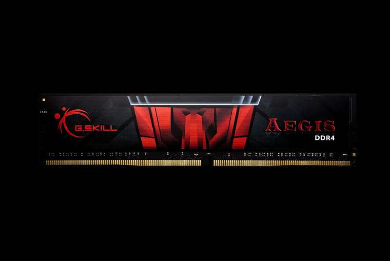 رم دسکتاپ DDR4 تک کاناله 2400 مگاهرتز CL17 جی اسکیل مدل Aegis ظرفیت 4 گیگابایت رم دسکتاپ DDR4 تک کاناله 2400 مگاهرتز CL17 جی اسکیل مدل Aegis ظرفیت 4 گیگابایت