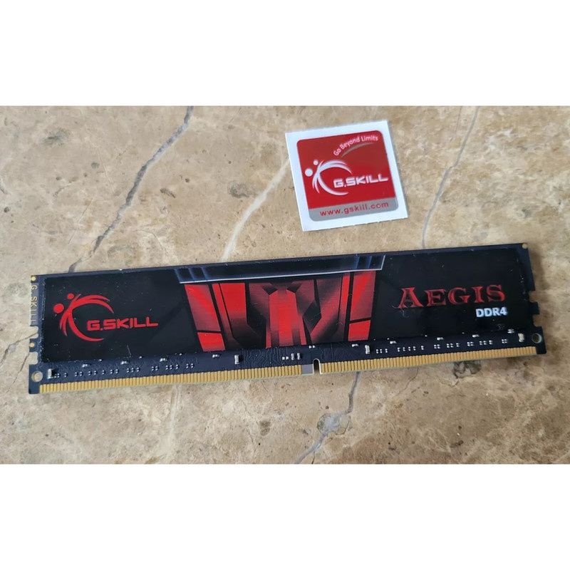 رم کامپیوتر جیاسکیل DDR4 تک کاناله 8 گیگابایت مدل AEGIS فرکانس 3200 مگاهرتز تایمینگ CL16 رم کامپیوتر جیاسکیل DDR4 تک کاناله 8 گیگابایت مدل AEGIS فرکانس 3200 مگاهرتز تایمینگ CL16