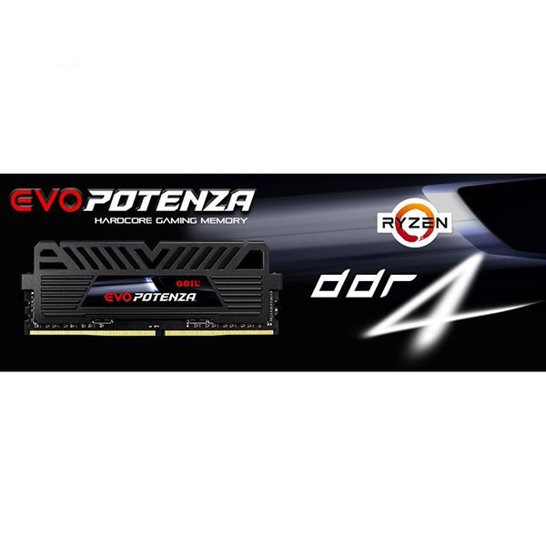 رم دسکتاپ DDR4 تک کاناله 3200 مگاهرتز CL16 گیل مدل Evo Potenza ظرفیت 8 گیگابایت رم دسکتاپ DDR4 تک کاناله 3200 مگاهرتز CL16 گیل مدل Evo Potenza ظرفیت 8 گیگابایت