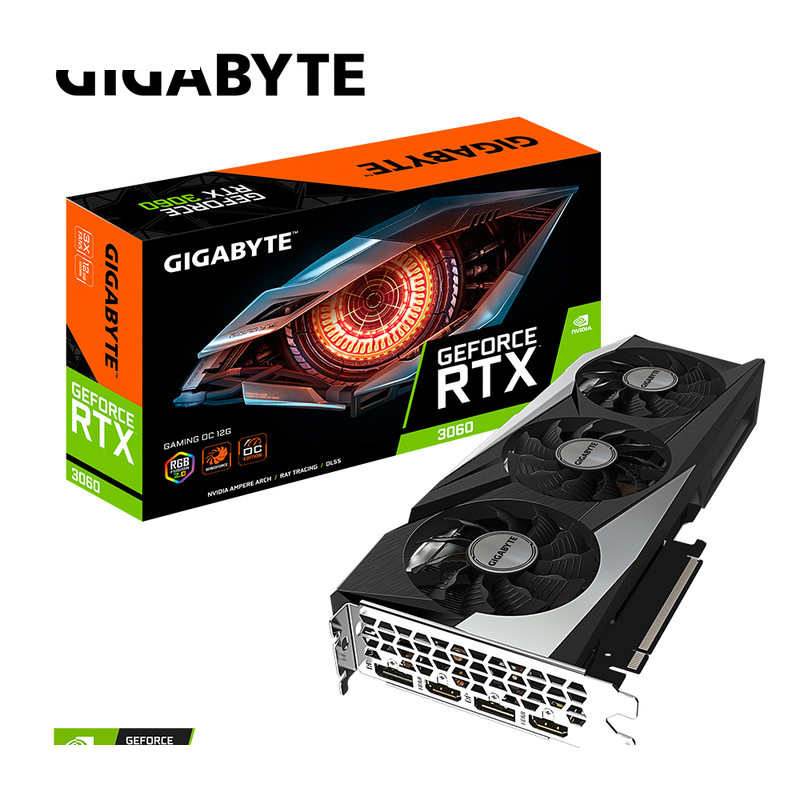 کارت گرافیک گیگابایت مدل RTX 3060 GAMING OC 12G کارت گرافیک گیگابایت مدل RTX 3060 GAMING OC 12G