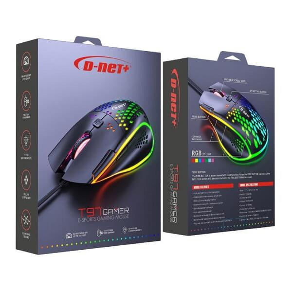 ماوس مخصوص بازی دی-نت مدل T97 ماوس مخصوص بازی دی-نت مدل T97