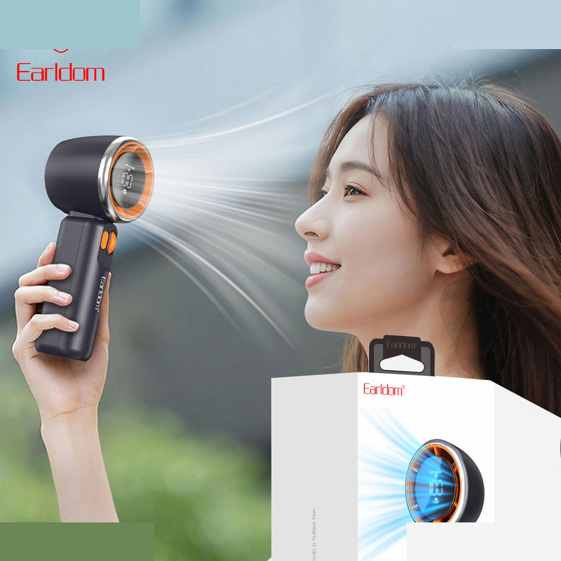پنکه شارژی ارلدام مدل TURBO FAN F18 ظرفیت 3600 میلی آمپر ساعت
