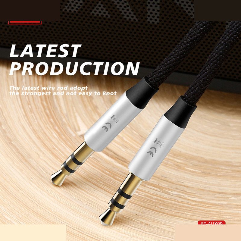 کابل تبدیل AUX به لایتنینگ / USB-C / AUX ارلدام مدل AUX09 طول 1.2 متر