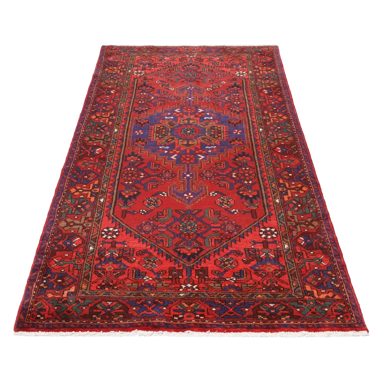 فرش دستباف قدیمی سه و نیم متری زنجان کد 709022
