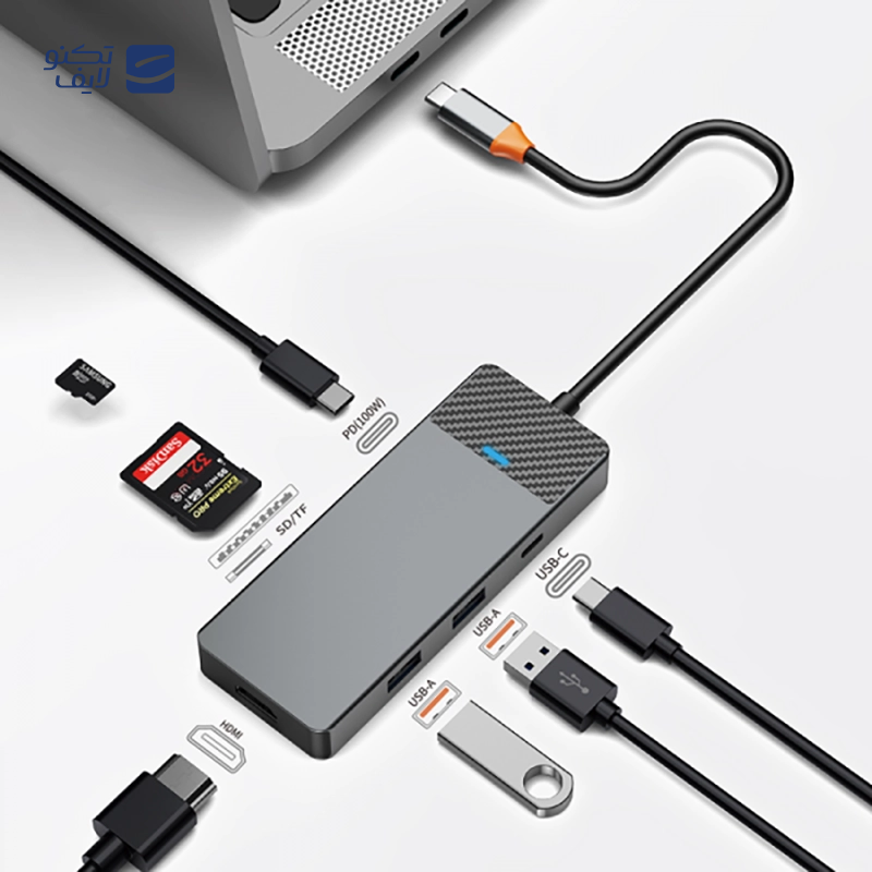 gallery-هاب Type-C ویوو 7 پورت مدل 007-CYBER 7 in 1 CB copy.png gallery-هاب Type-C ویوو 7 پورت مدل 007-CYBER 7 in 1 CB copy.png