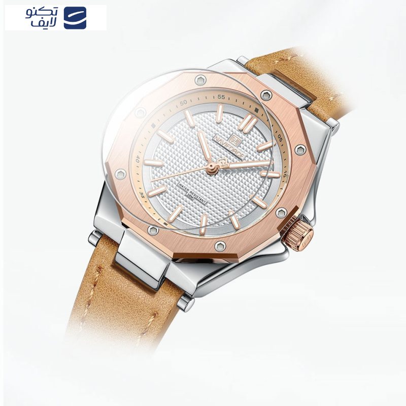 ساعت مچی عقربه ای زنانه نیوی فورس مدل Nf5026 ساعت مچی عقربه ای زنانه نیوی فورس مدل Nf5026