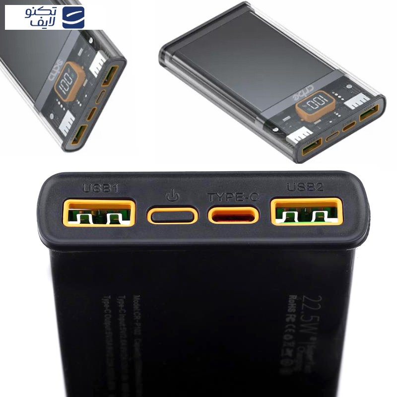 پاوربانک کربی مدل CR_P1O2 ظرفیت 10000 میلی آمپر ساعت پاوربانک کربی مدل CR_P1O2 ظرفیت 10000 میلی آمپر ساعت