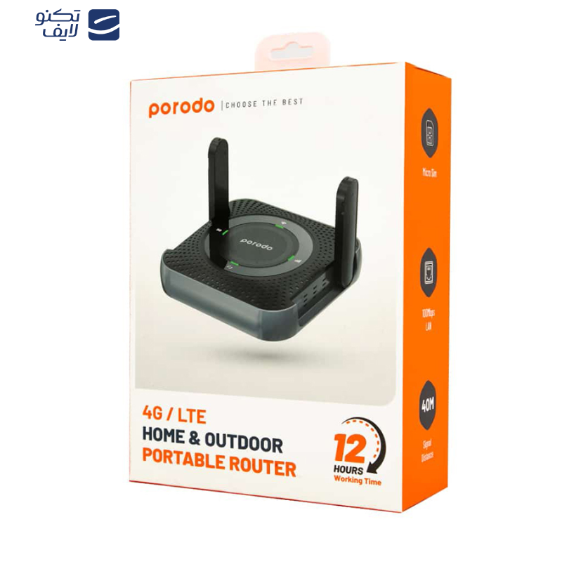 مودم 4G LTE قابل حمل پرودو مدل PD-4GCPME-BKGY PORTABLE ROUTER مودم 4G LTE قابل حمل پرودو مدل PD-4GCPME-BKGY PORTABLE ROUTER