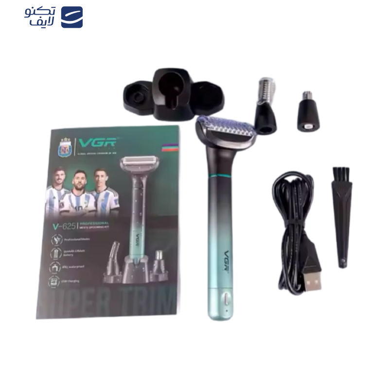 ماشین اصلاح  موی بدن وی جی ار مدل V-625