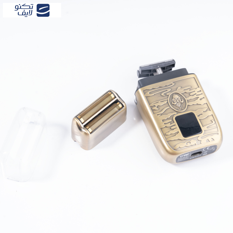 ماشین اصلاح موی صورت جی دبلیو مدل GW-9988، اصلاح به صورت صفر زن، طراحی ارگونومیک، نمایشگر LCD، منبع انرژی با کابل USB، تکنولوژی اصلاح به صورت شیو فویلی