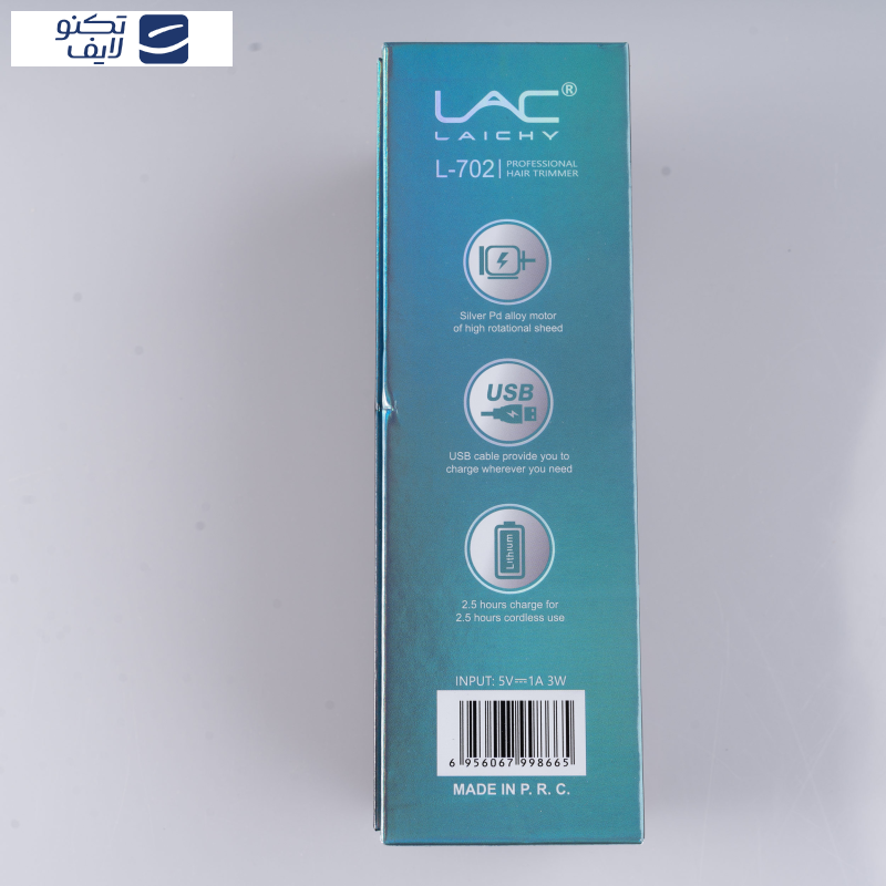 ماشین اصلاح موی سر و صورت شارژی لایچی مدل L-702 ماشین اصلاح موی سر و صورت شارژی لایچی مدل L-702