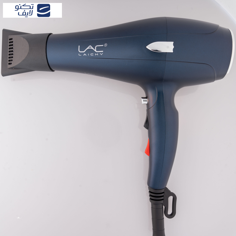 سشوار حرفه‌ای لایچی مدل L-9080، موتور AC با توان مصرفی 2200 وات، دارای قابلیت باد سرد، طراحی ارگونومیک، فناوری تولید یون، با حالت صاف‌کننده و حجم‌دهنده، وزن 500 گرم، تنظیم حرارت 3 حالته و کنترل سرعت 2 حالته، به همراه 2 سری متمرکزکننده