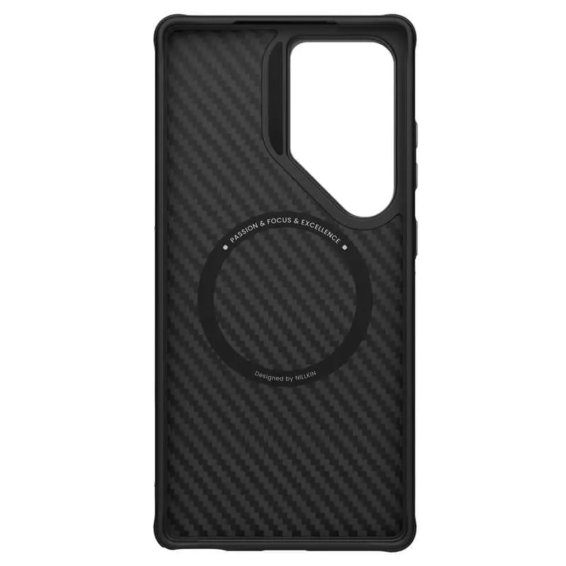 کاور نیلکین مدل CarboProp Magnetic MagSafe Frame version مناسب برای گوشی موبایل سامسونگ Galaxy S25 Ultra کاور نیلکین مدل CarboProp Magnetic MagSafe Frame version مناسب برای گوشی موبایل سامسونگ Galaxy S25 Ultra