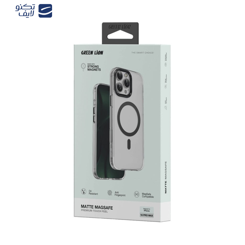 کاور گرین لاین مدل Matte Magsafe مناسب برای گوشی موبایل اپل iphone 16 pro max کاور گرین لاین مدل Matte Magsafe مناسب برای گوشی موبایل اپل iphone 16 pro max