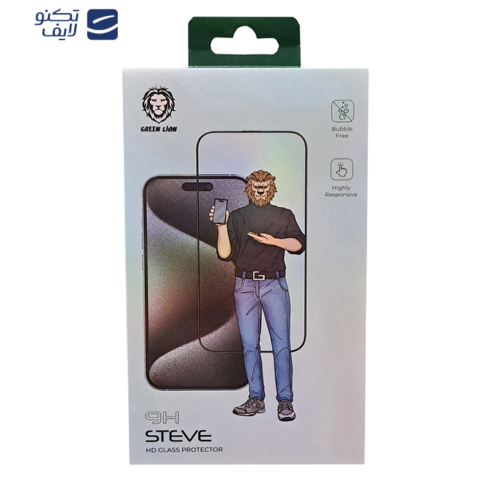 محافظ صفحه نمایش گرین لاین مدل 9H STEVE مناسب برای گوشی موبایل اپل IPhone 13/13 pro/14 محافظ صفحه نمایش گرین لاین مدل 9H STEVE مناسب برای گوشی موبایل اپل IPhone 13/13 pro/14