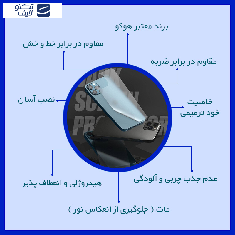 محافظ پشت گوشی مات هوکو مدل HyMTT مناسب برای گوشی موبایل اپل iPhone 15 Pro Max محافظ پشت گوشی مات هوکو مدل HyMTT مناسب برای گوشی موبایل اپل iPhone 15 Pro Max