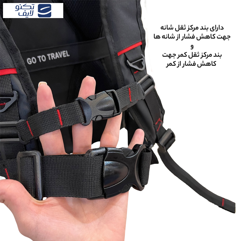 کوله پشتی لپ تاپ فوروارد کد GAMERS PRO 18 -0017 gaming مناسب برای لپ تاپ 17 اینچی و بزرگتر