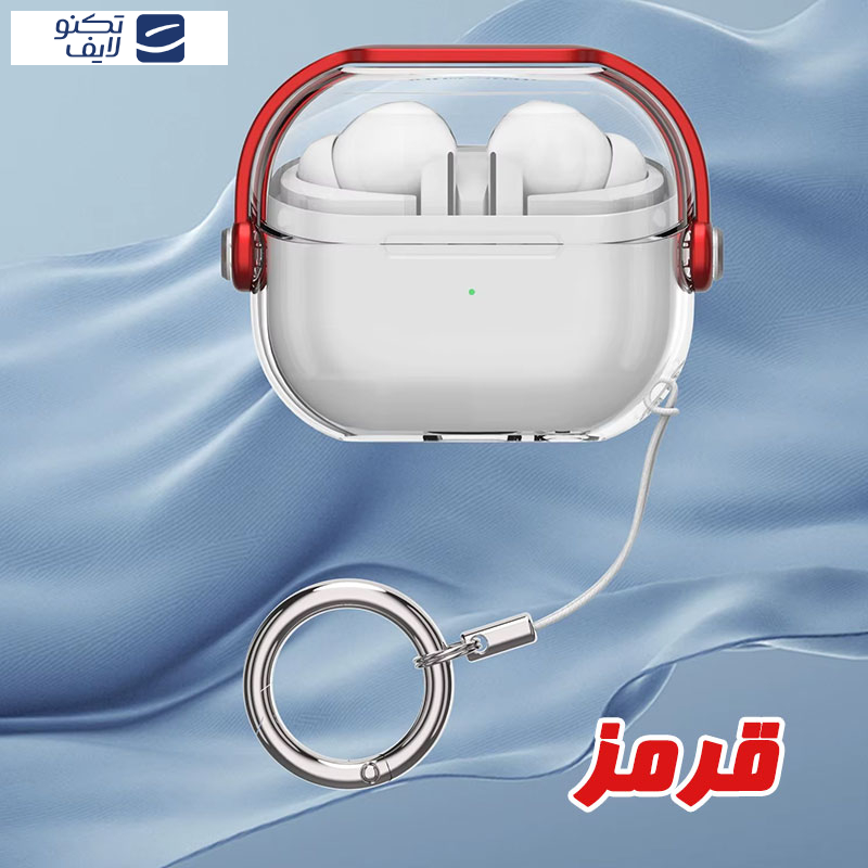 کاور مسیر مدل Translucent SHproof Protective مناسب برای کیس هدفون بی سیم سامسونگ Galaxy Buds 3 / 3 Pro به همراه گیره کاور مسیر مدل Translucent SHproof Protective مناسب برای کیس هدفون بی سیم سامسونگ Galaxy Buds 3 / 3 Pro به همراه گیره
