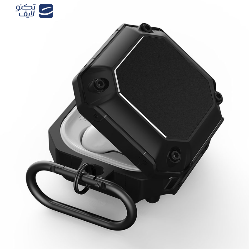 کاور اسپایدر مدل Mecha Hardware مناسب برای کیس هدفون بی سیم سامسونگ Galaxy Buds Live / Buds Pro / Buds 2 / Buds 2 Pro / Buds FE