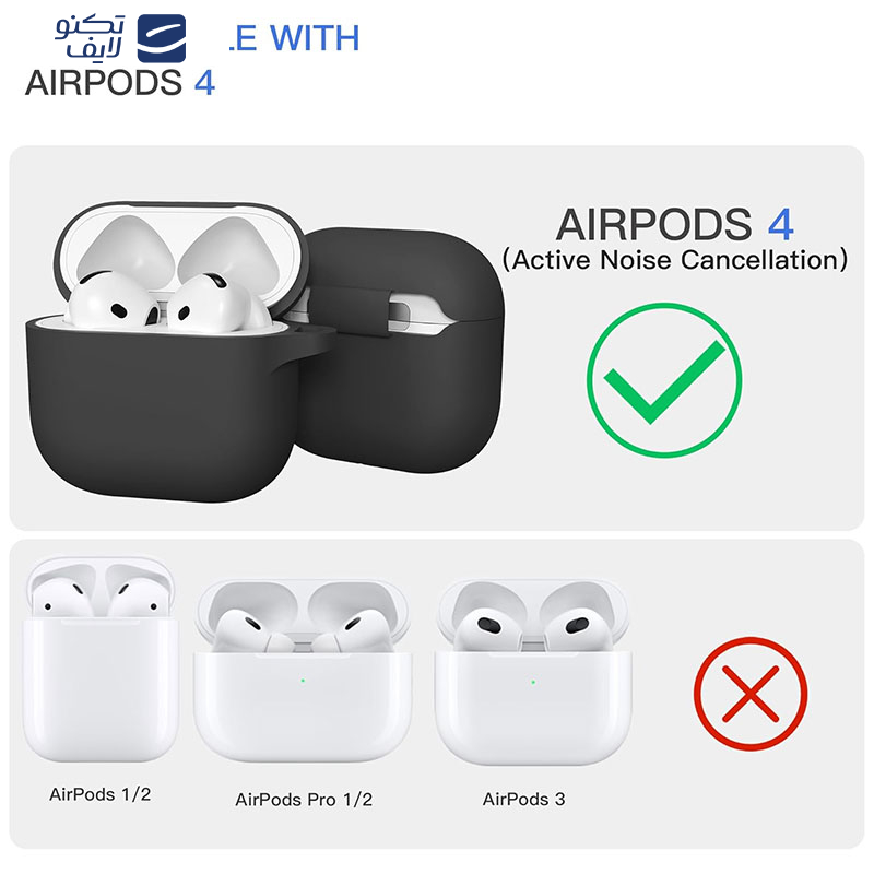 کاور مسیر مدل Silicone مناسب برای کیس اپل ایرپاد 4 به همراه آویز کاور مسیر مدل Silicone مناسب برای کیس اپل ایرپاد 4 به همراه آویز