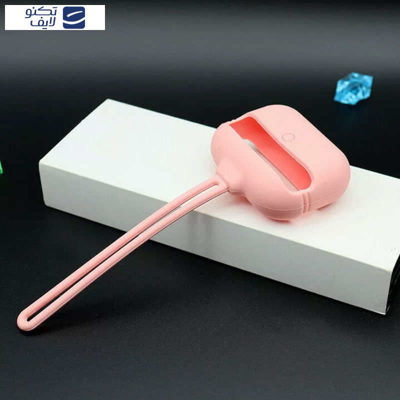 کاور مسیر مدل Silicone case with strap set مناسب برای کیس اپل ایرپاد پرو 2 به همراه بند