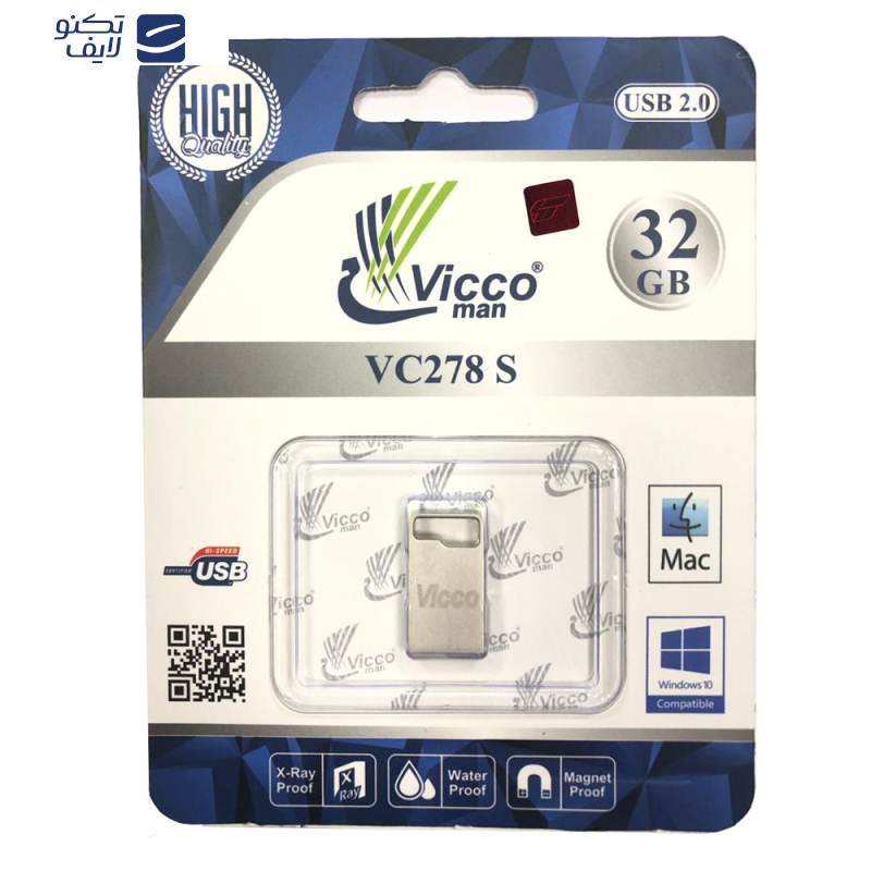 فلش مموری ویکومن مدل VC 278 ظرفیت 32 گیگابایت فلش مموری ویکومن مدل VC 278 ظرفیت 32 گیگابایت