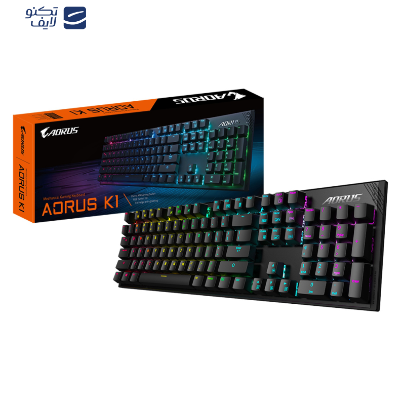 کیبورد مخصوص بازی گیگابایت مدل  AORUS K1 RGB