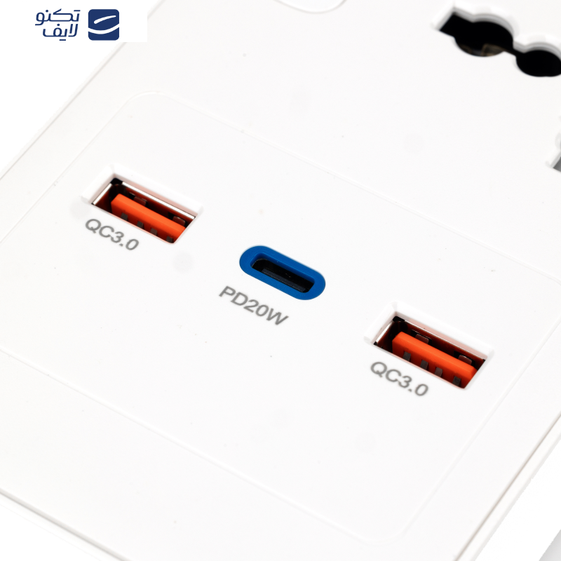 چندراهی برق هیسکا مدل CH-5518EU چندراهی برق هیسکا مدل CH-5518EU