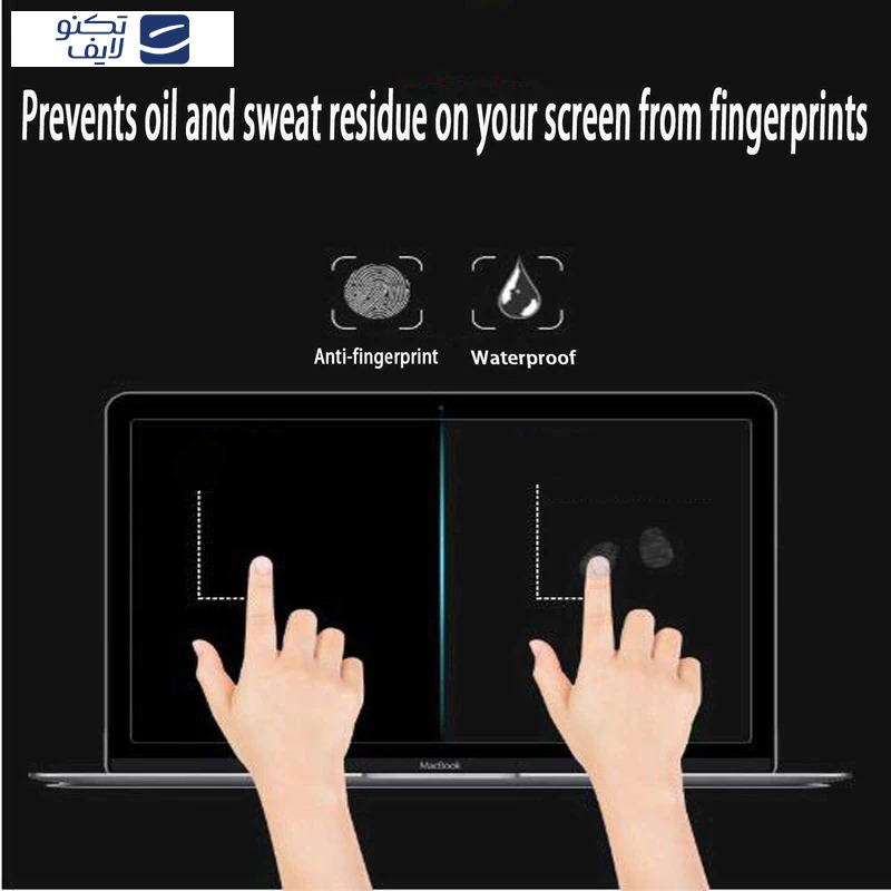 محافظ صفحه نمایش گرین لاین مدل Tempered مناسب برای مک بوک Pro 16 inches 