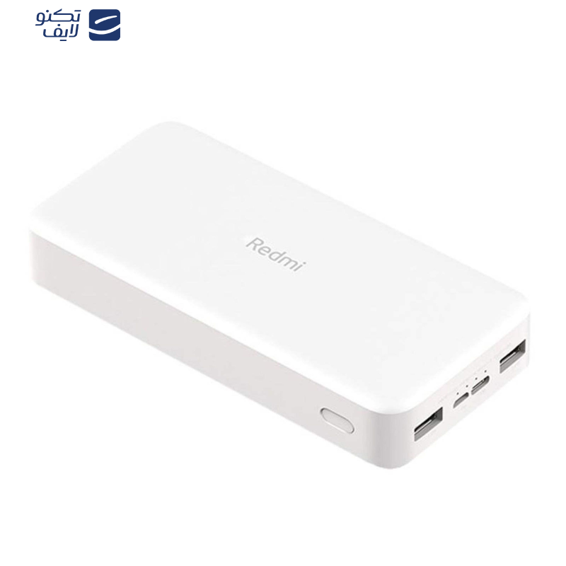 پاوربانک شیائومی مدل Redmi ظرفیت 20000 میلی آمپرساعت به همراه کابل تبدیل microUSB پاوربانک شیائومی مدل Redmi ظرفیت 20000 میلی آمپرساعت به همراه کابل تبدیل microUSB
