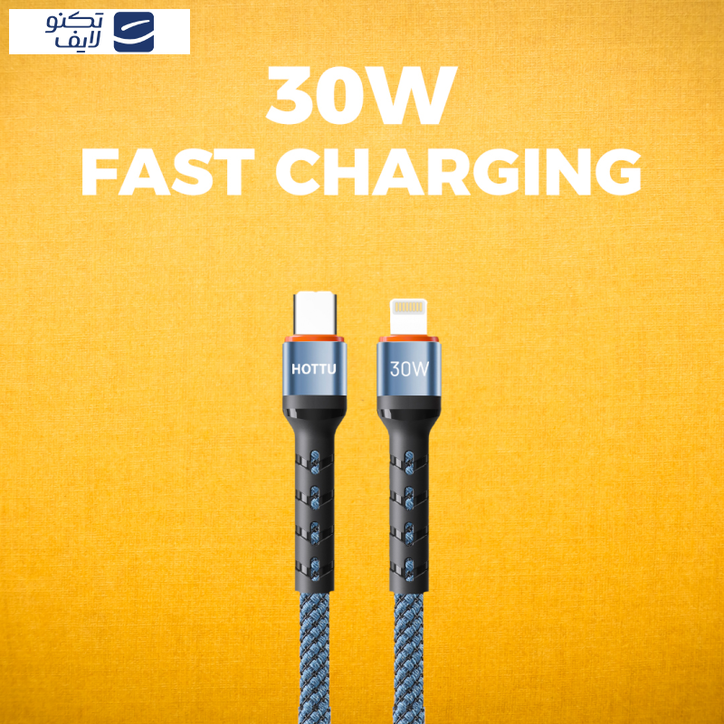 کابل USB-C هوتو مدل CTC07 طول 1 متر کابل USB-C هوتو مدل CTC07 طول 1 متر