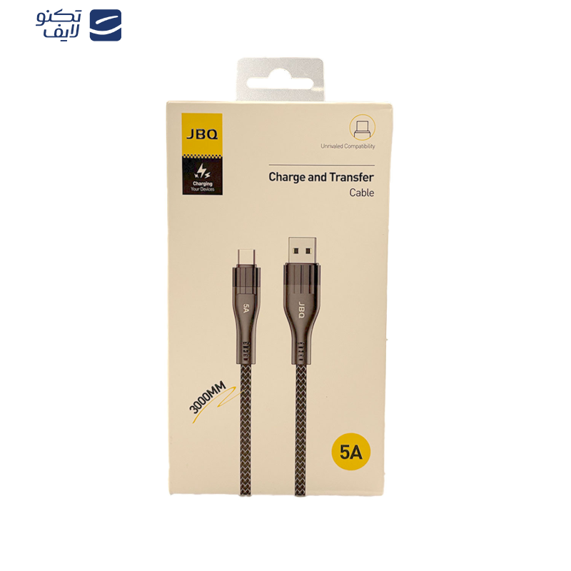 کابل تبدیل USB به لایتنینگ جی بی کیو مدل CA-3010 طول 1.2 متر