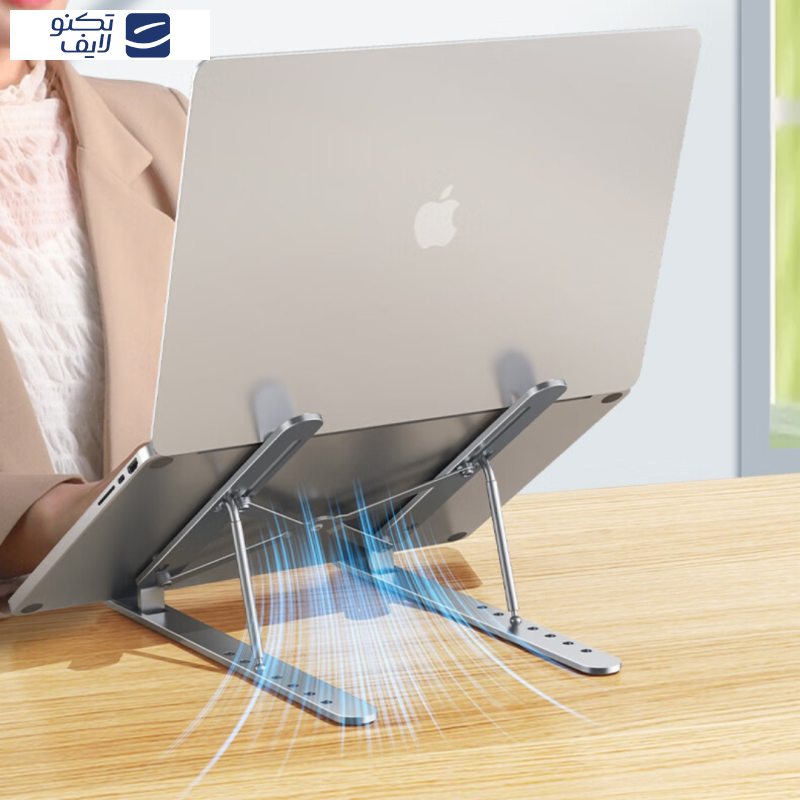 پایه نگهدارنده لپ تاپ مدل BZBC Portable Foldable Aluminium Laptop Stand پایه نگهدارنده لپ تاپ مدل BZBC Portable Foldable Aluminium Laptop Stand