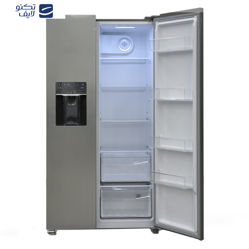 یخچال فریزر ساید بای ساید 28 فوت ایکس ویژن مدل HS600-WI/SI یخچال فریزر ساید بای ساید 28 فوت ایکس ویژن مدل HS600-WI/SI