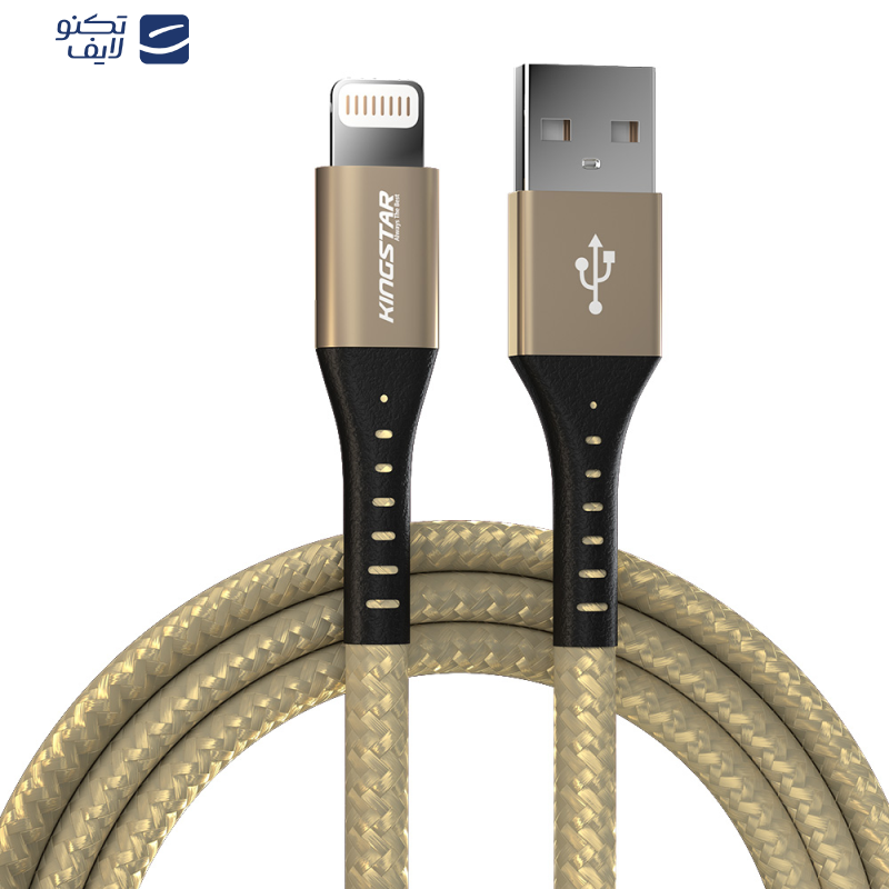کابل تبدیل USB به لایتنینگ کینگ استار مدل K125i طول 1.2 متر کابل تبدیل USB به لایتنینگ کینگ استار مدل K125i طول 1.2 متر