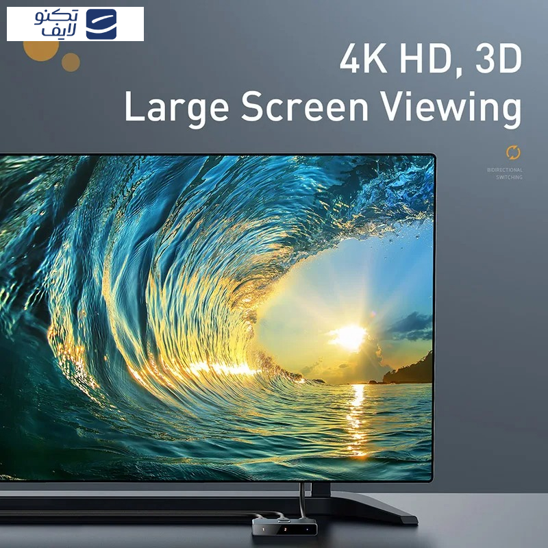سوئیچ 1 به 2 HDMI بیسوس مدل HUBC0G 