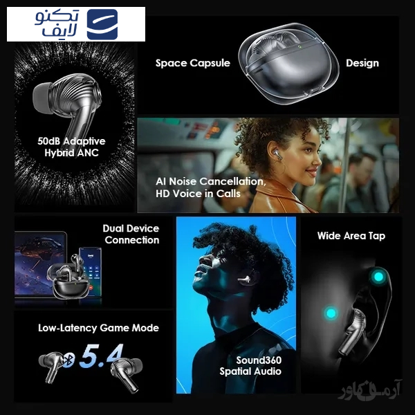 هدفون اورایمو مدل SpaceBuds Pro هدفون اورایمو مدل SpaceBuds Pro