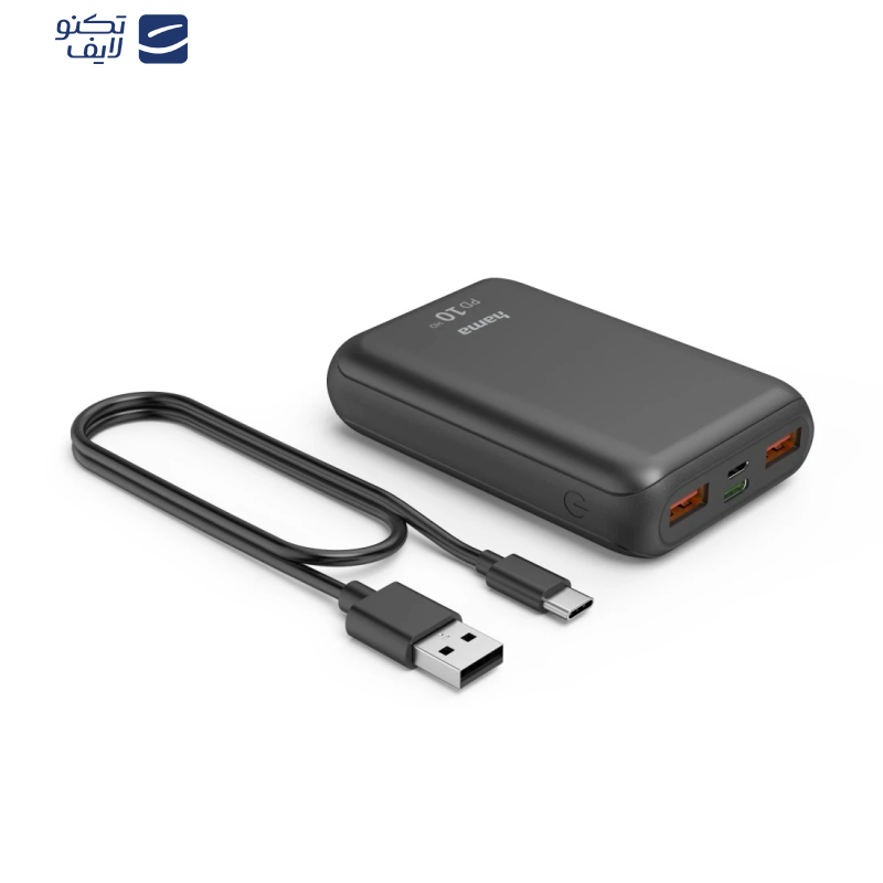 پاوربانک هاما  مدل PD10-HD-187261 ظرفیت 10000 میلی‌آمپرساعت