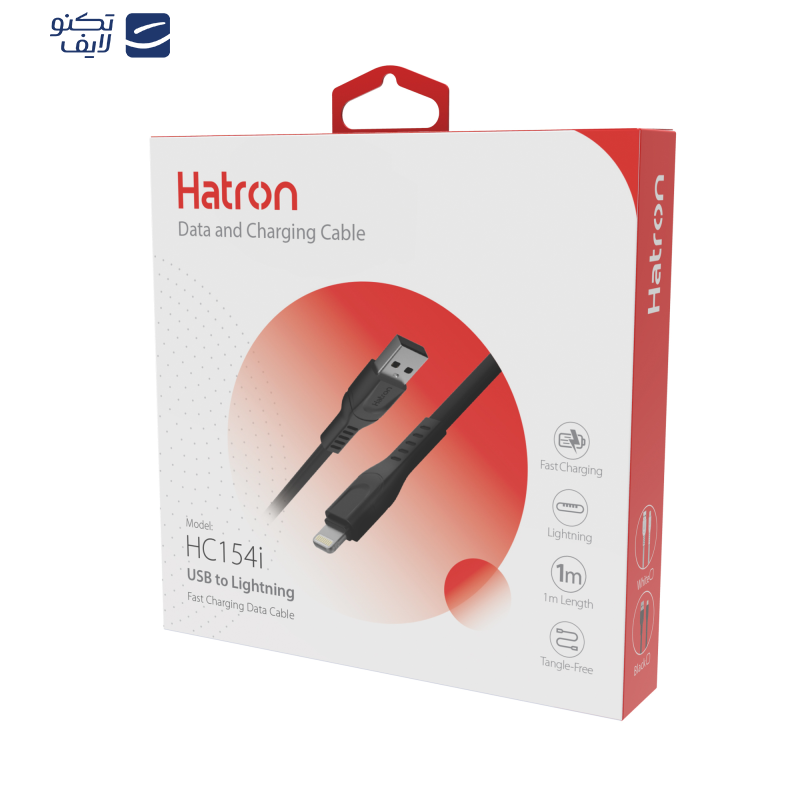 کابل تبدیل USB به لایتنینگ هترون مدل HC154i طول 1متر کابل تبدیل USB به لایتنینگ هترون مدل HC154i طول 1متر