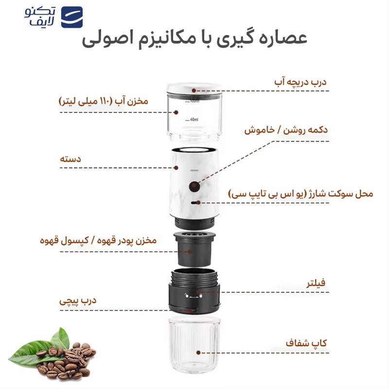 اسپرسوساز سفری اوریچ مدل Starocean