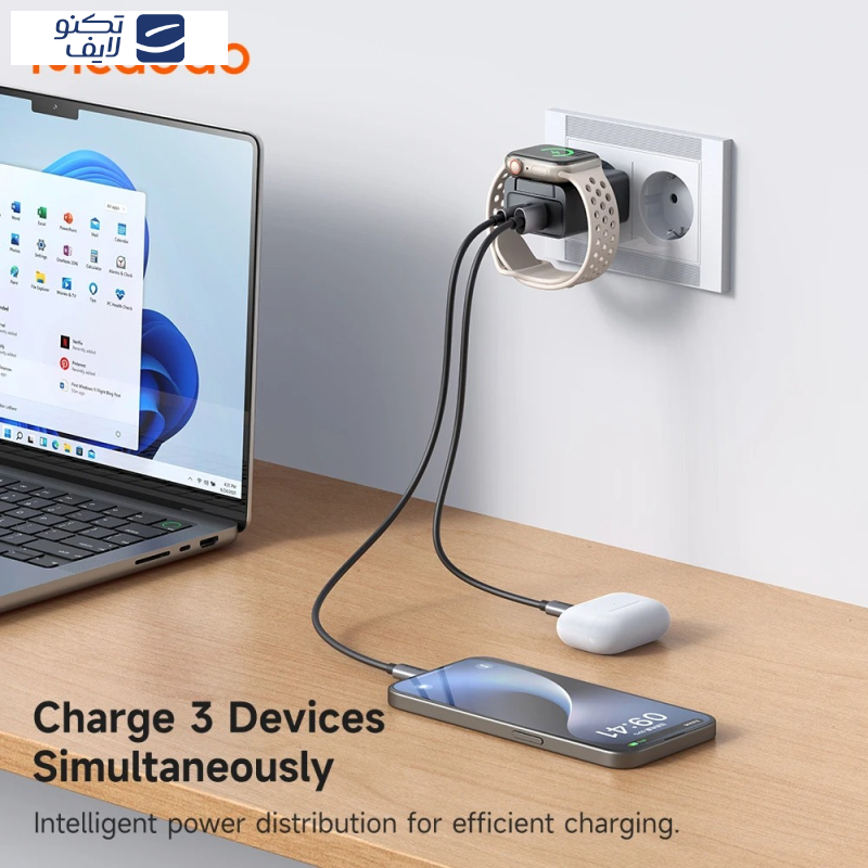 شارژر دیواری 30 وات مک دودو مدل Travel CH-3700