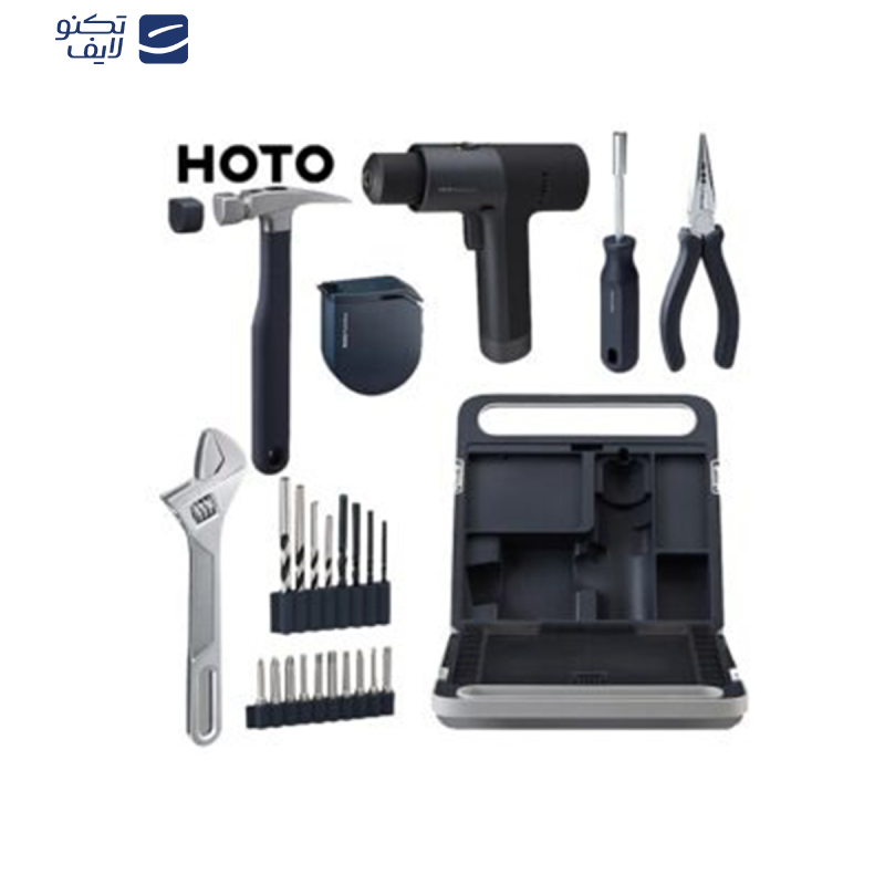 جعبه ابزار هوتو مدل Hoto Brushless Drill Kit QWDZGJ001 جعبه ابزار هوتو مدل Hoto Brushless Drill Kit QWDZGJ001