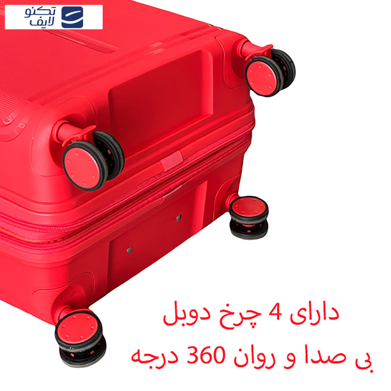چمدان مدل HZD001 POLYPROPYLENE ارتفاع 59 سانتی متر چمدان مدل HZD001 POLYPROPYLENE ارتفاع 59 سانتی متر
