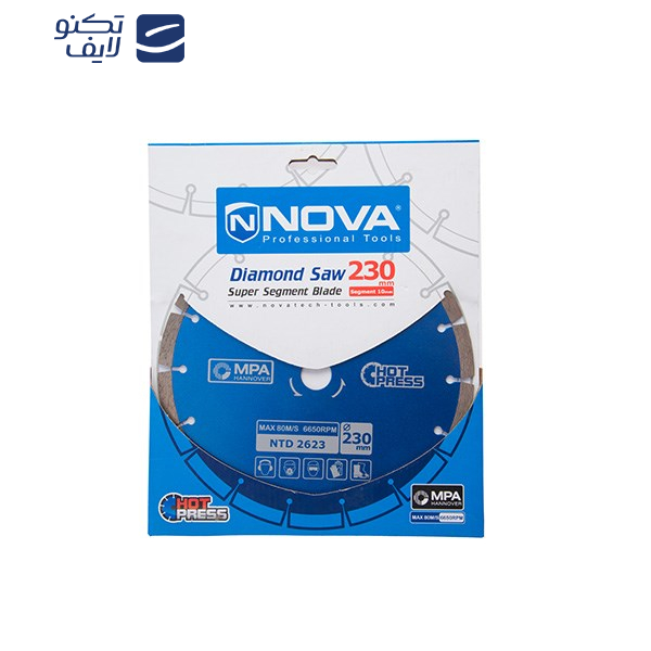 صفحه فرز برش الماسه نووا مدل NTD 2623 صفحه فرز برش الماسه نووا مدل NTD 2623