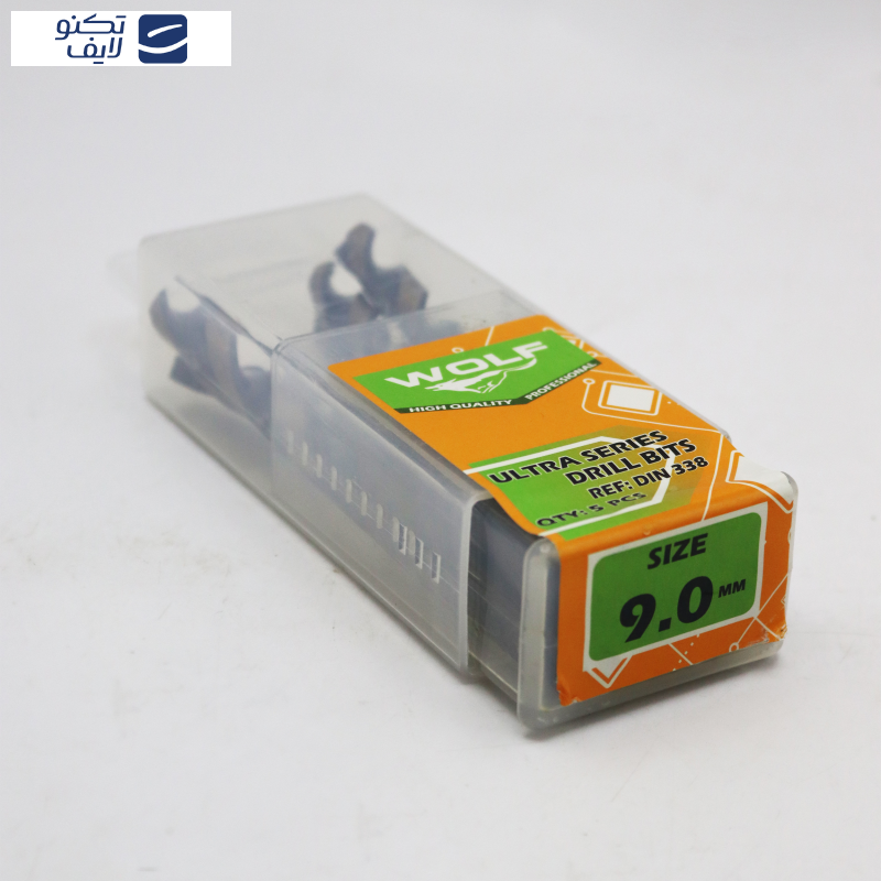 مته آهن ولف مدل اولترا کد YP-09MM سایز 9 میلی متر مجموعه 5 عددی مته آهن ولف مدل اولترا کد YP-09MM سایز 9 میلی متر مجموعه 5 عددی