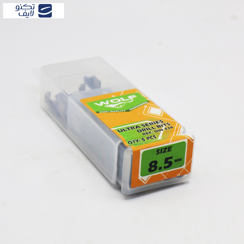 مته آهن ولف مدل اولترا کد YP-08.5MM سایز 8.5 میلی متر مجموعه 5 عددی مته آهن ولف مدل اولترا کد YP-08.5MM سایز 8.5 میلی متر مجموعه 5 عددی