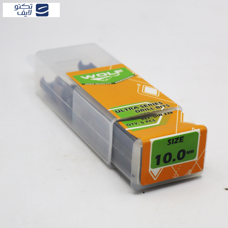 مته آهن ولف مدل اولترا کد YP-010MM سایز 10 میلی متر مجموعه 5 عددی مته آهن ولف مدل اولترا کد YP-010MM سایز 10 میلی متر مجموعه 5 عددی