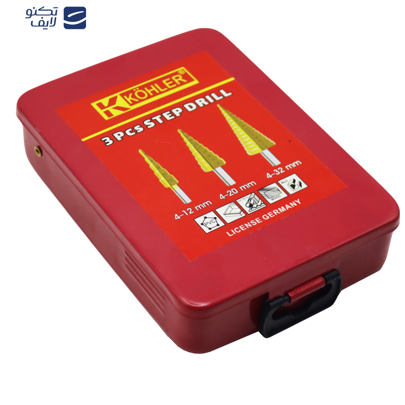 مته کاجی کوهلر مدل YP-JABE FELEZI-03 مجموعه 3 عددی مته کاجی کوهلر مدل YP-JABE FELEZI-03 مجموعه 3 عددی