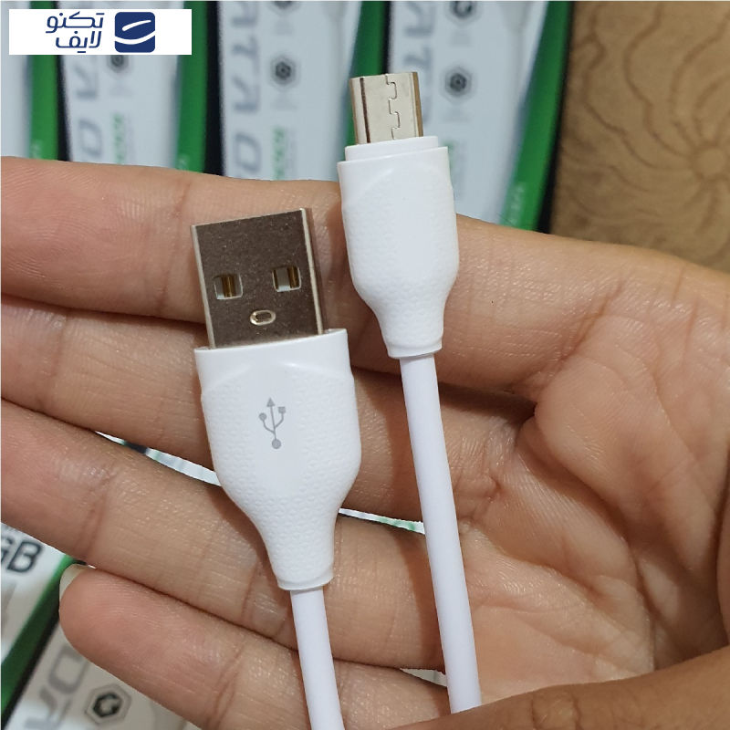 کابل تبدیل USB به microUSB الدینیو مدل LS371 طول 1 متر